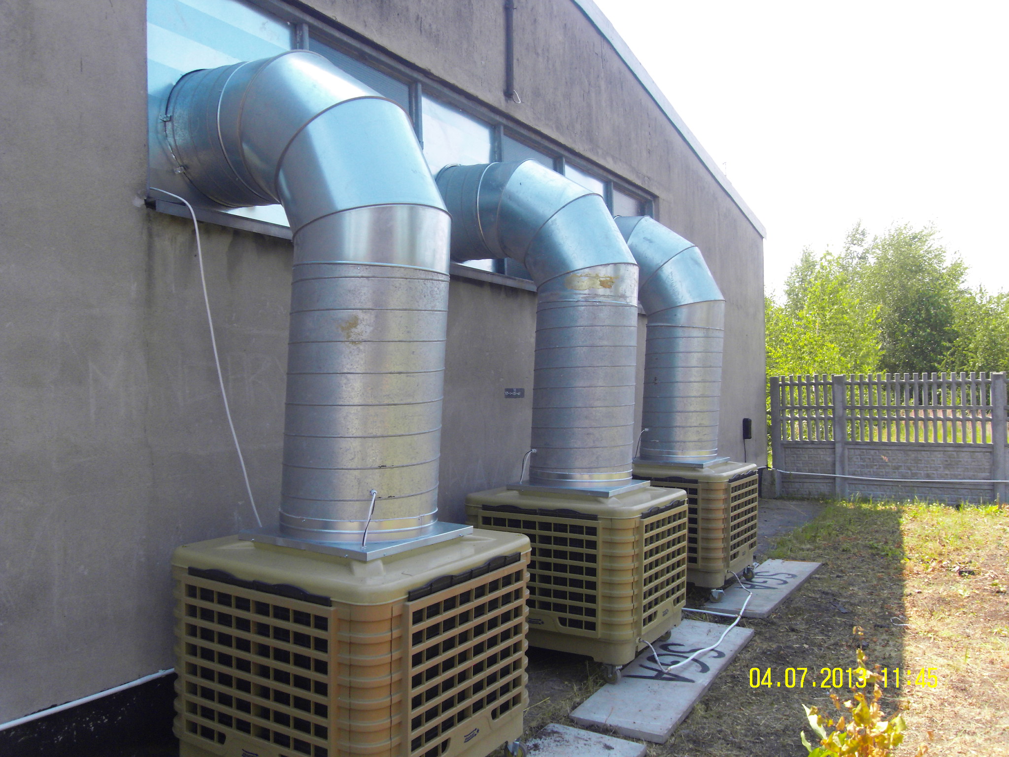 CHŁODZENIE I KLIMATYZACJA HALI MAGAZYNOWEJ SAINT-GOBAIN KOŁO